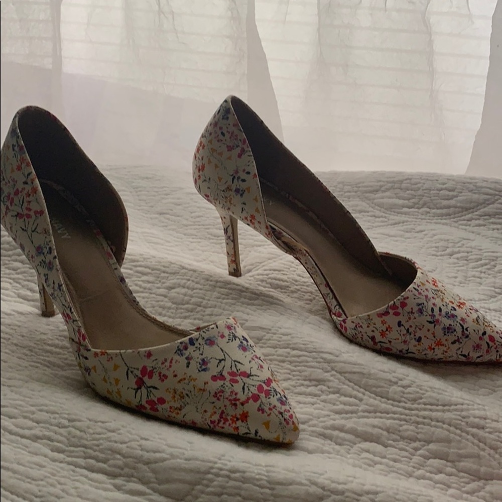 floral heels